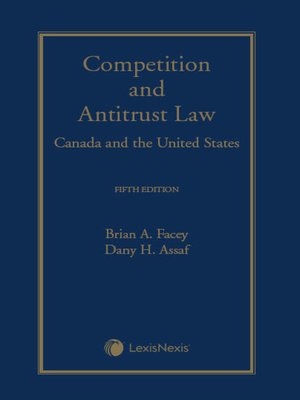 cover image of Competition and Antitrust Law - Canada and the US